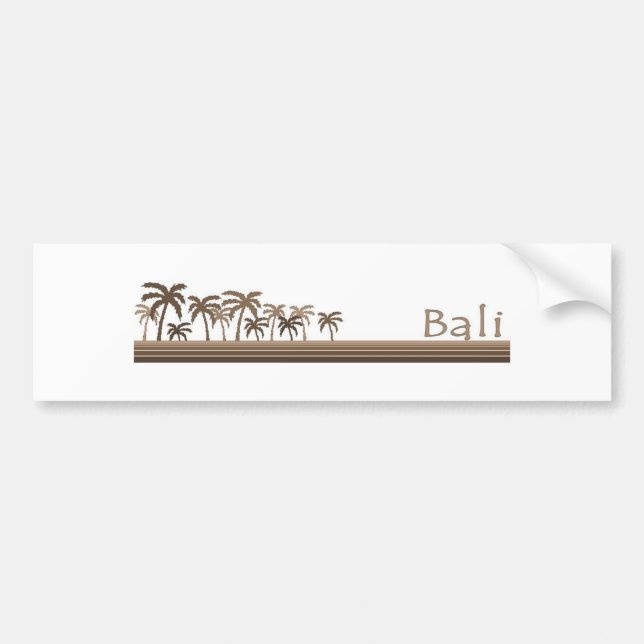 Bali, Indonesia Bumper Sticker (Front)