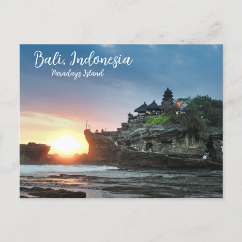 Bali Indonesia Holiday Postcard