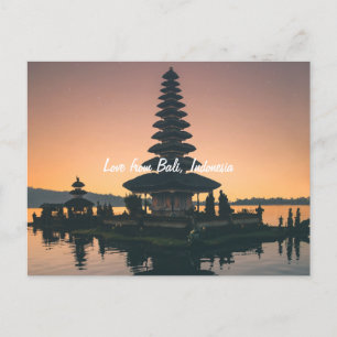 Bali Indonesia Holiday Postcard