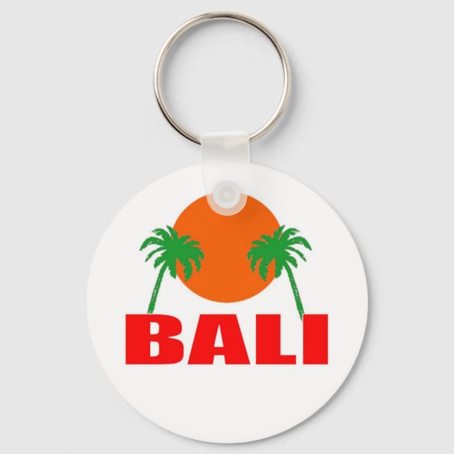 Bali, Indonesia Keychain (Front)