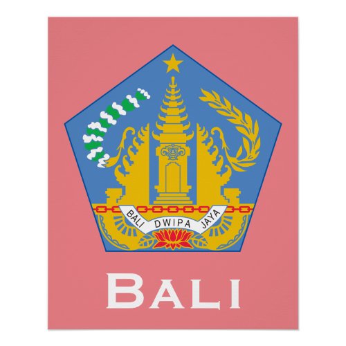 Bali Indonesia Lesser Sunda Islands Poster