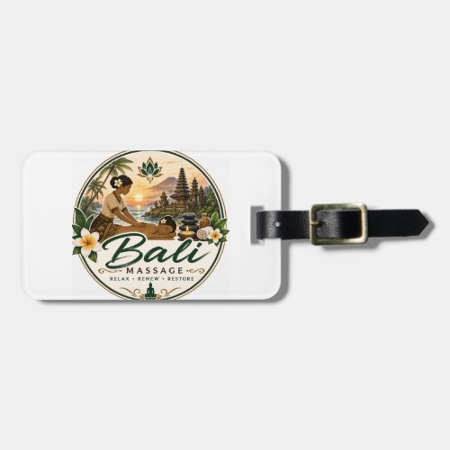 Bali, Indonesia massage Luggage Tag