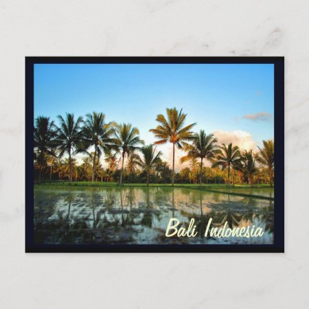 Bali Indonesia Postcard
