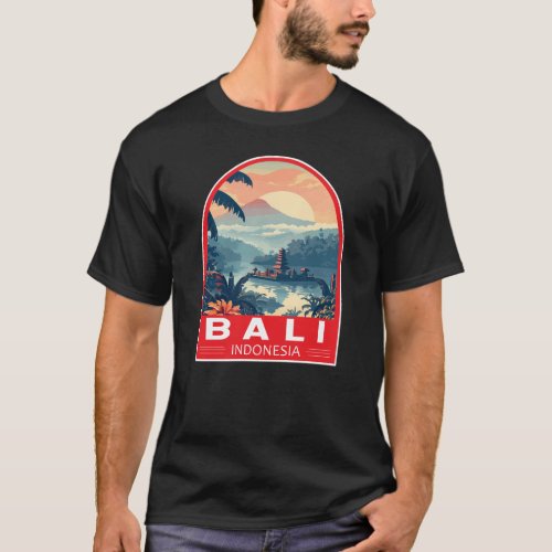 Bali Indonesia Travel Art Vintage T_Shirt