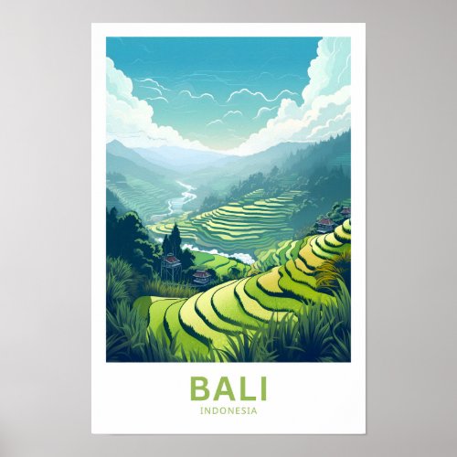 Bali Indonesia Travel Print