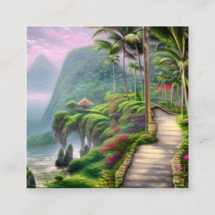 Bali is one of the most beloved destinations in th square business card