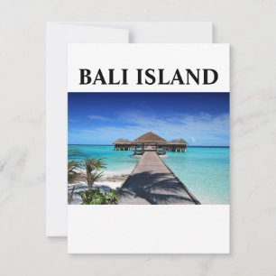 BALI ISLAND HOLIDAY CARD