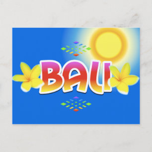 Bali Island Postcard