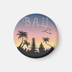 Bali Island Tourism Sign Magnet