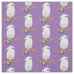 Bali Myna tropical exotic bird Fabric