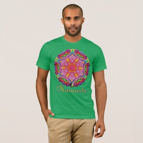 Bali Namaste Kaleidoscope T_shirt