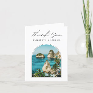 Bali Photo Blank Thank You Card
