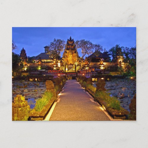 Bali post postcard