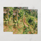 Bali rainforest Stairway (Front/Back)