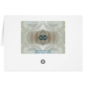 Bali rice fields cards (Back Horizontal)