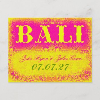 Bali Save The Date by 2TICKETS2PARADISE at Zazzle