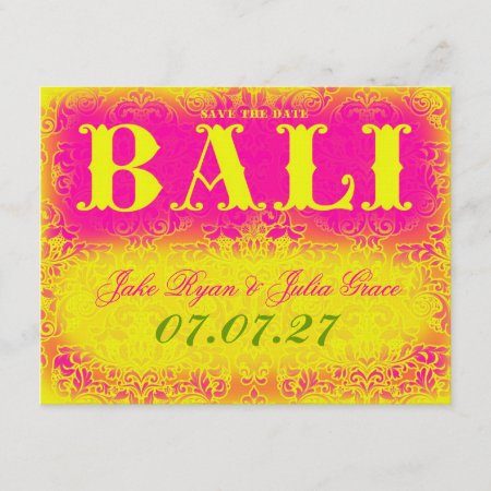 Bali Save The Date