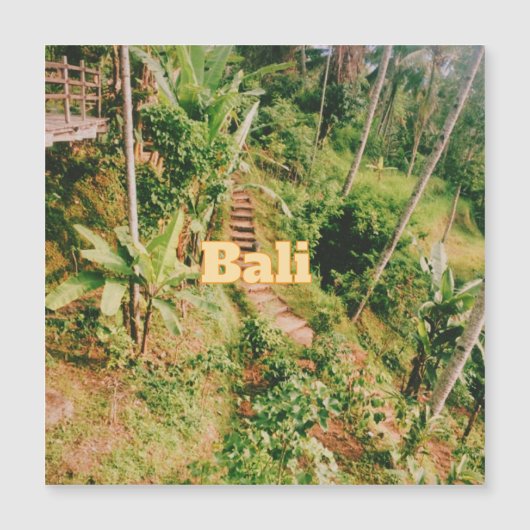 Bali Souvenir Flexible Photo Magnet (Front)