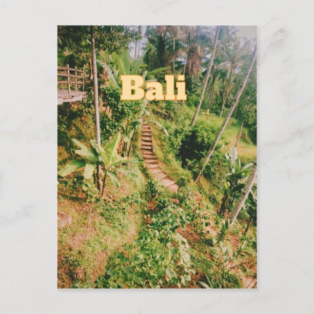 Bali Souvenir Flexible Photo Magnet Postcard (Front)