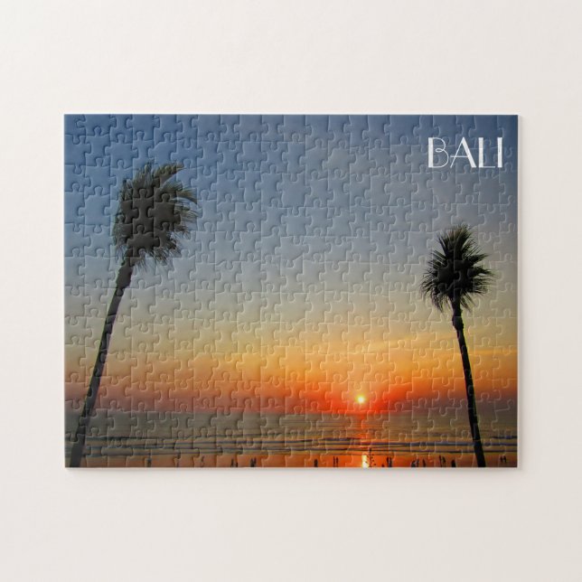 bali sunset jigsaw puzzle (Horizontal)