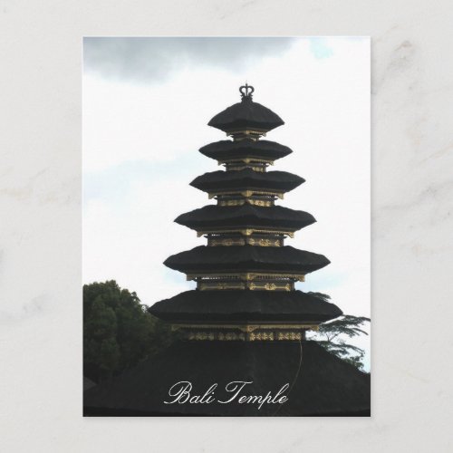 Bali Temple Postcard