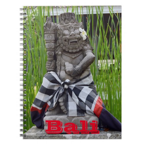 Bali Temple Statue Notebook