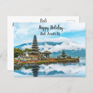 Bali vacation postcard