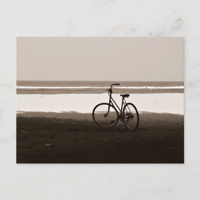 Bali Vacation Sanur Beach Cycling Postcard (Front)