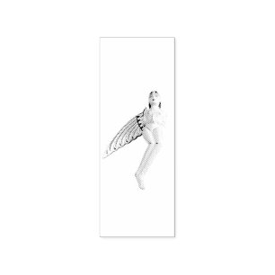 Bali Winged Goddess Thunder_Cove Rubber Stamp