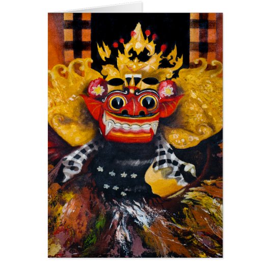 Balinese Barong Cards (Front)