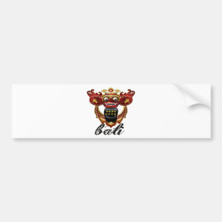 Balinese Barong Indonesia Souvenir Bumper Sticker