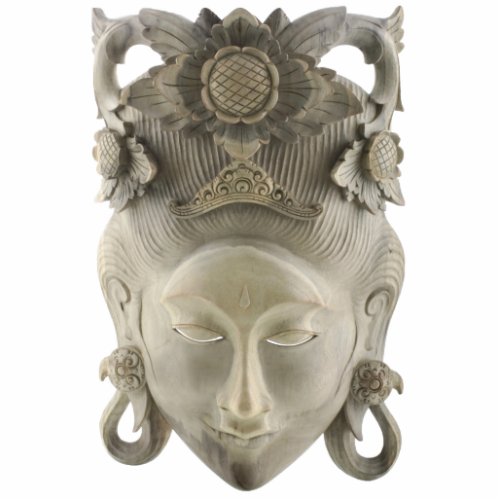Balinese Carved Mask Keychain