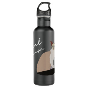 Balinese Cat Mom For Cat Lovers Premium  Stainless Steel Water Bottle