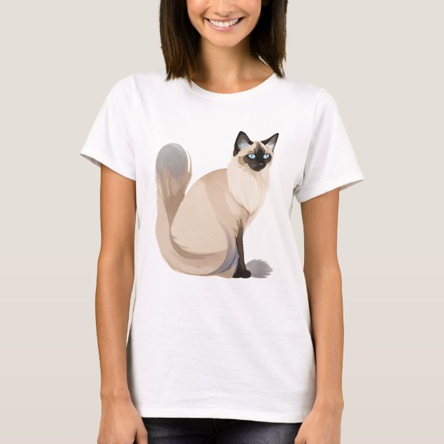 balinese cat T-Shirt (Front)