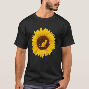 Balinese  For Women Men Feline Cat Pet Sunflower T-Shirt