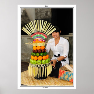 Balinese girl poster