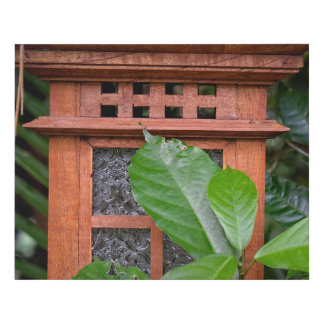 Balinese Lantern Faux Canvas Print