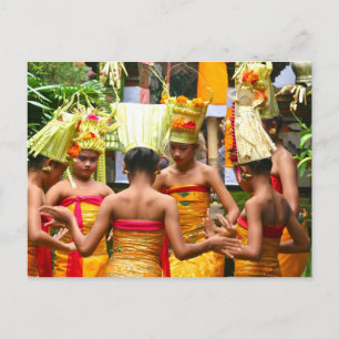 Balinese Temple Dedication Festival Postcard