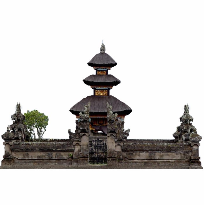 Balinese Temple Magnet Photo Cutout