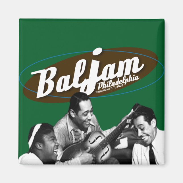 BalJam Square Magnet (Front)