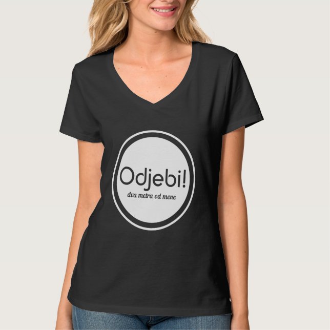 Balkan Bosna Hrvatska Srbija Saying T-Shirt (Front)