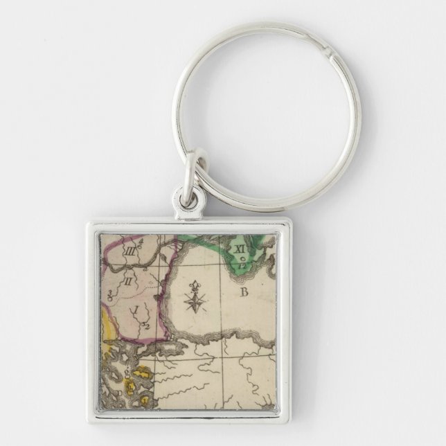 Balkan Peninsula 3 Keychain (Front)