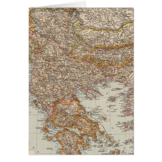 Balkan Peninsula 4 Cards (Front)