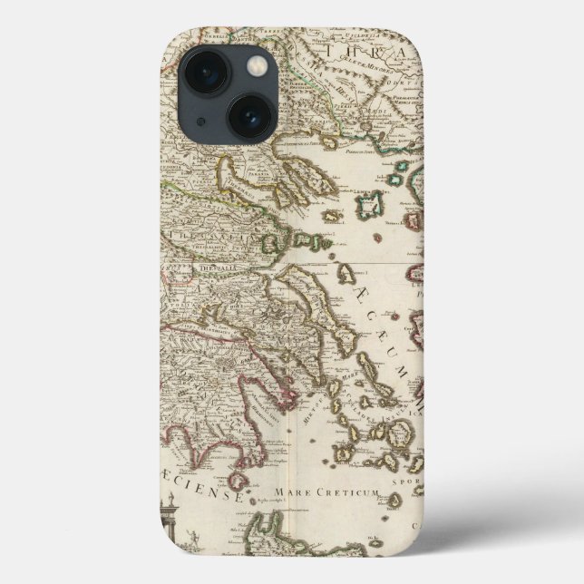 Balkan Peninsula, Greece, Macedonia Case-Mate iPhone Case (Back)