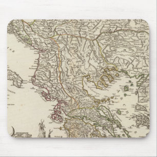 Balkan Peninsula Mouse Pad