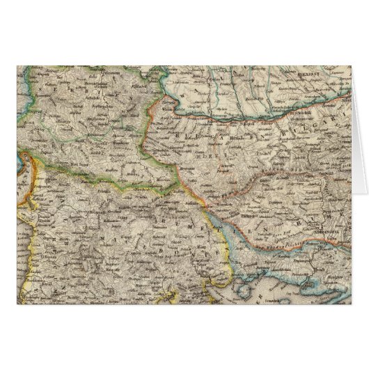 Balkan Peninsula, Turkey 2 Cards (Front Horizontal)