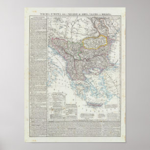 Balkan Peninsula, Turkey, Serbia, Europe Poster