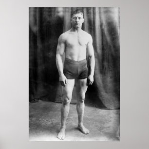 Balkan wrestler Yussif Hussane, 1915 Poster