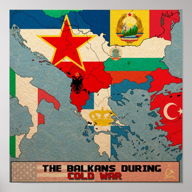Balkans during Cold War Poster (Front)