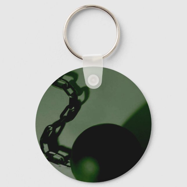 BALL AND CHAIN KEYCHAIN (Front)